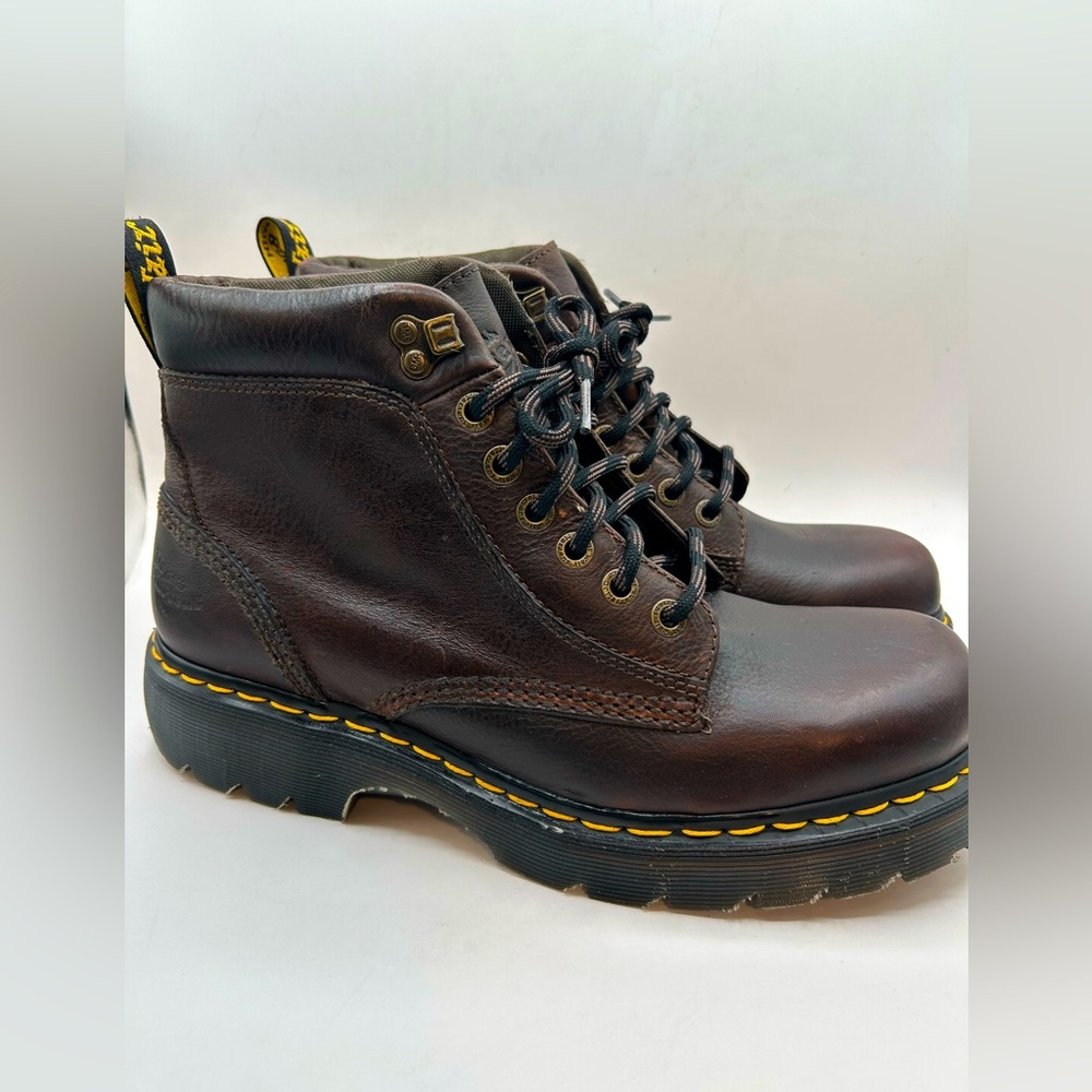 NEW RARE Vintage Dr Martens 939 Made in England Ben Boots Sz Men’s 10 Brown 90’s - Picture 2 of 16